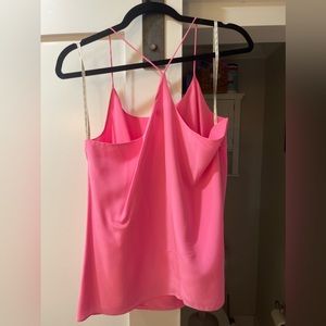 Lilly Pulitzer silk spaghetti strap blouse, size Medium